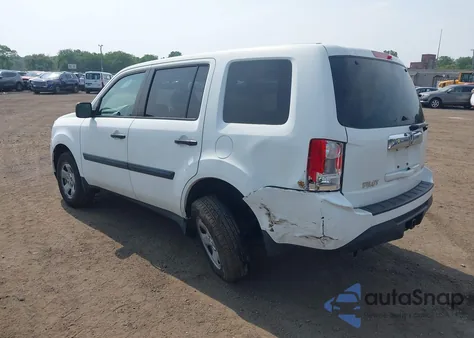 2015 Honda Pilot Lx from USA, damaged, VIN 5FNYF4H26FB050250